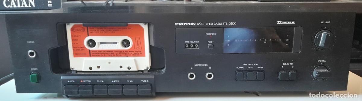 Segunda mano: PLETINA DE LA MARCA &rdquo;PROTON&rdquo; MODELO 720 STEREO CASSETTE DECK, AUDIO DOLBY - Foto 1