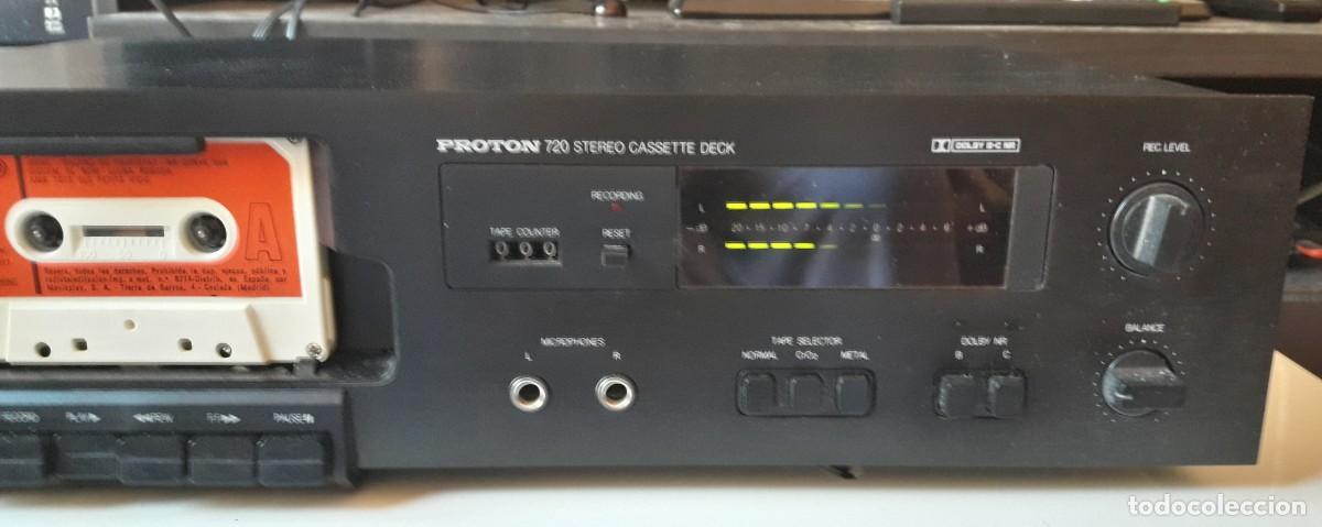 Segunda mano: PLETINA DE LA MARCA &rdquo;PROTON&rdquo; MODELO 720 STEREO CASSETTE DECK, AUDIO DOLBY - Foto 2