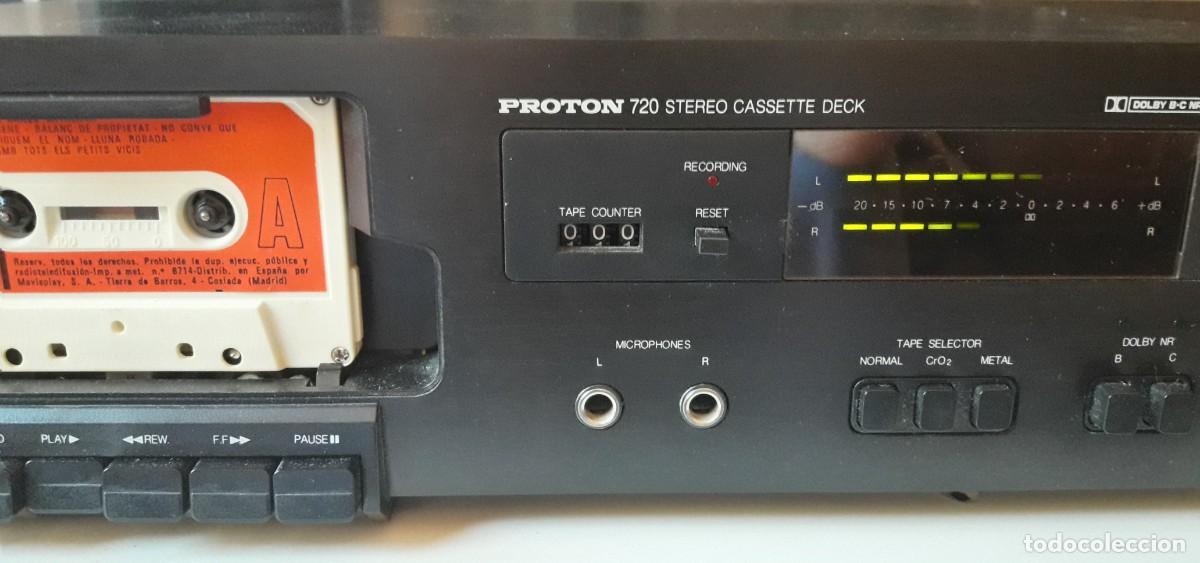 Segunda mano: PLETINA DE LA MARCA &rdquo;PROTON&rdquo; MODELO 720 STEREO CASSETTE DECK, AUDIO DOLBY - Foto 3