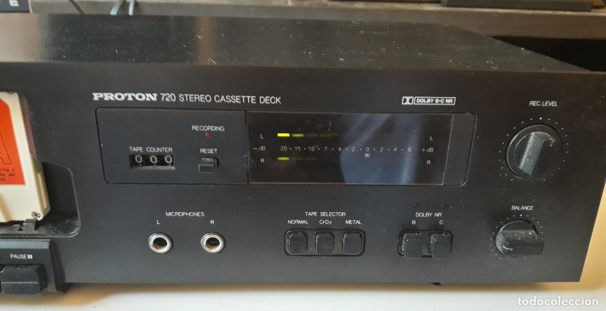 Segunda mano: PLETINA DE LA MARCA &rdquo;PROTON&rdquo; MODELO 720 STEREO CASSETTE DECK, AUDIO DOLBY - Foto 5