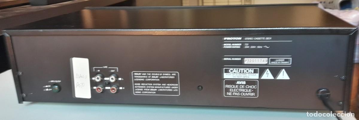 Segunda mano: PLETINA DE LA MARCA &rdquo;PROTON&rdquo; MODELO 720 STEREO CASSETTE DECK, AUDIO DOLBY - Foto 13