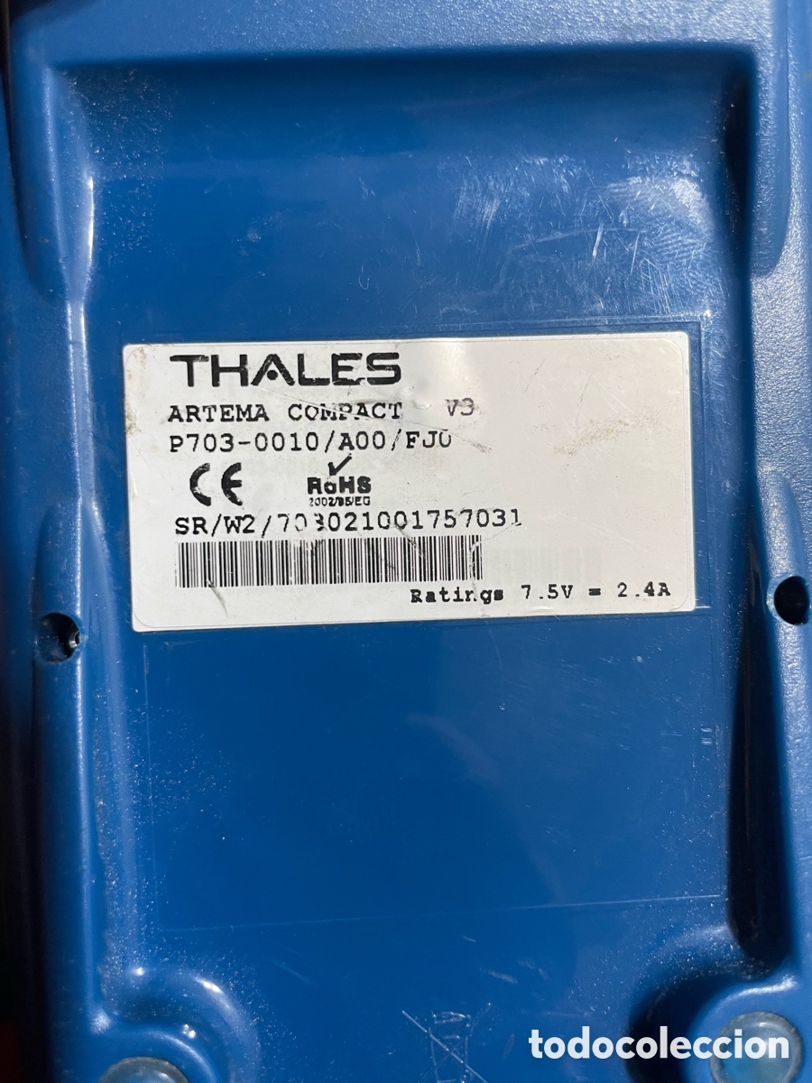 Segunda mano: Dat&aacute;fono Thales Telepago TPV + Cargador + Tarjeta 2010 - Foto 6