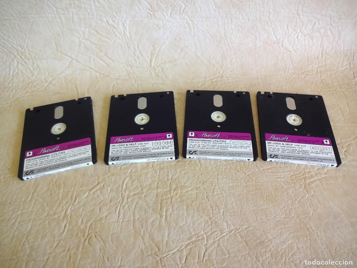 Segunda Mano: lote 4 discos amsoft para amstrad originales y numerados