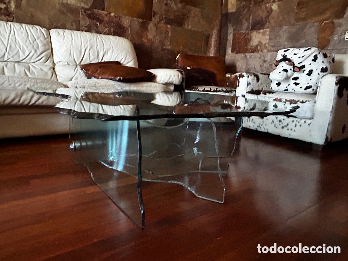 Segunda mano: MESA DE CENTRO SHELL FIAM dise&ntilde;o vidrio - Foto 5