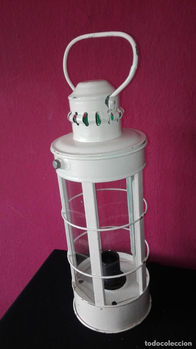 Segunda mano: LAMPARA FAROL SOBREMESA - Foto 1