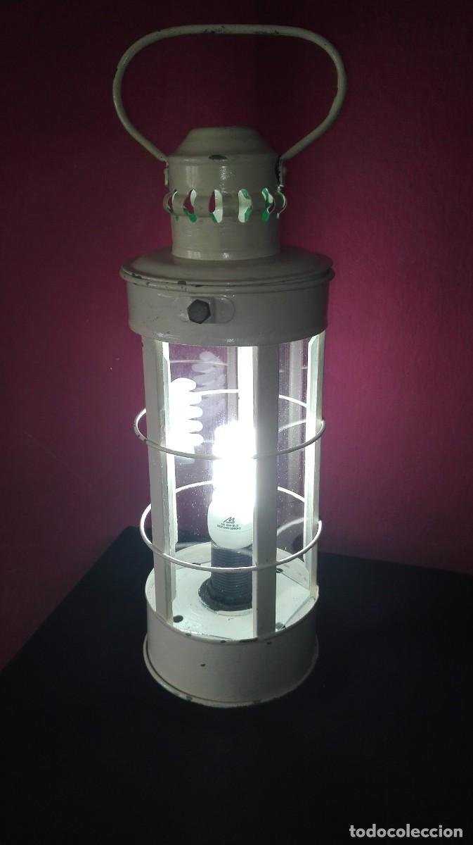 Segunda mano: LAMPARA FAROL SOBREMESA - Foto 2
