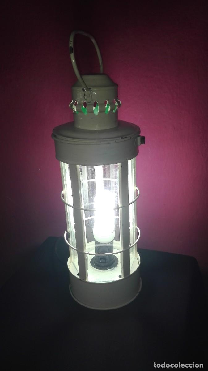Segunda mano: LAMPARA FAROL SOBREMESA - Foto 3