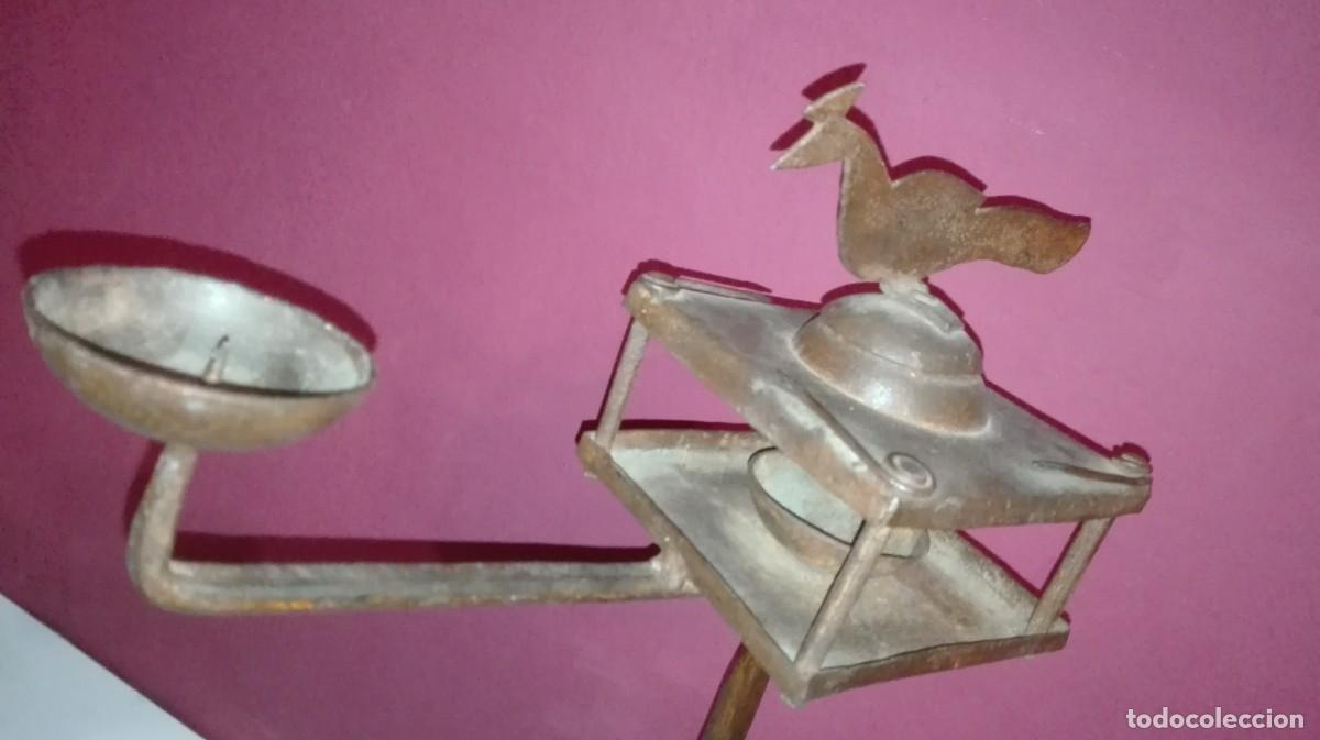 Segunda mano: PORTAVELAS DE HIERRO - Foto 7