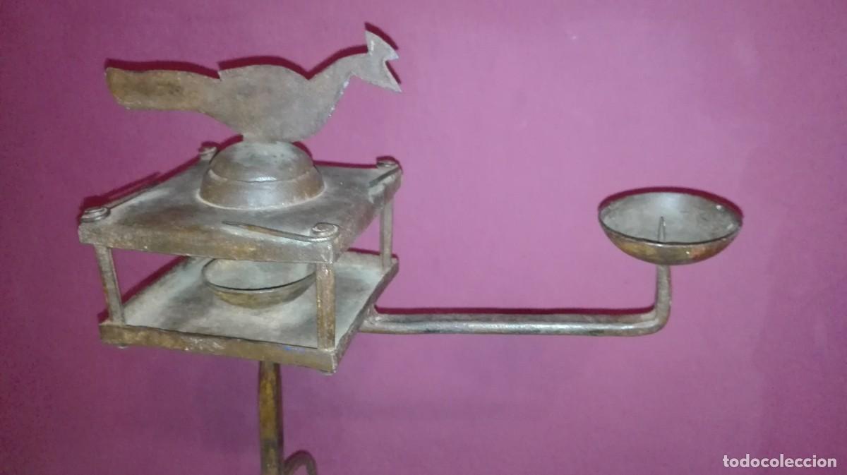 Segunda mano: PORTAVELAS DE HIERRO - Foto 8