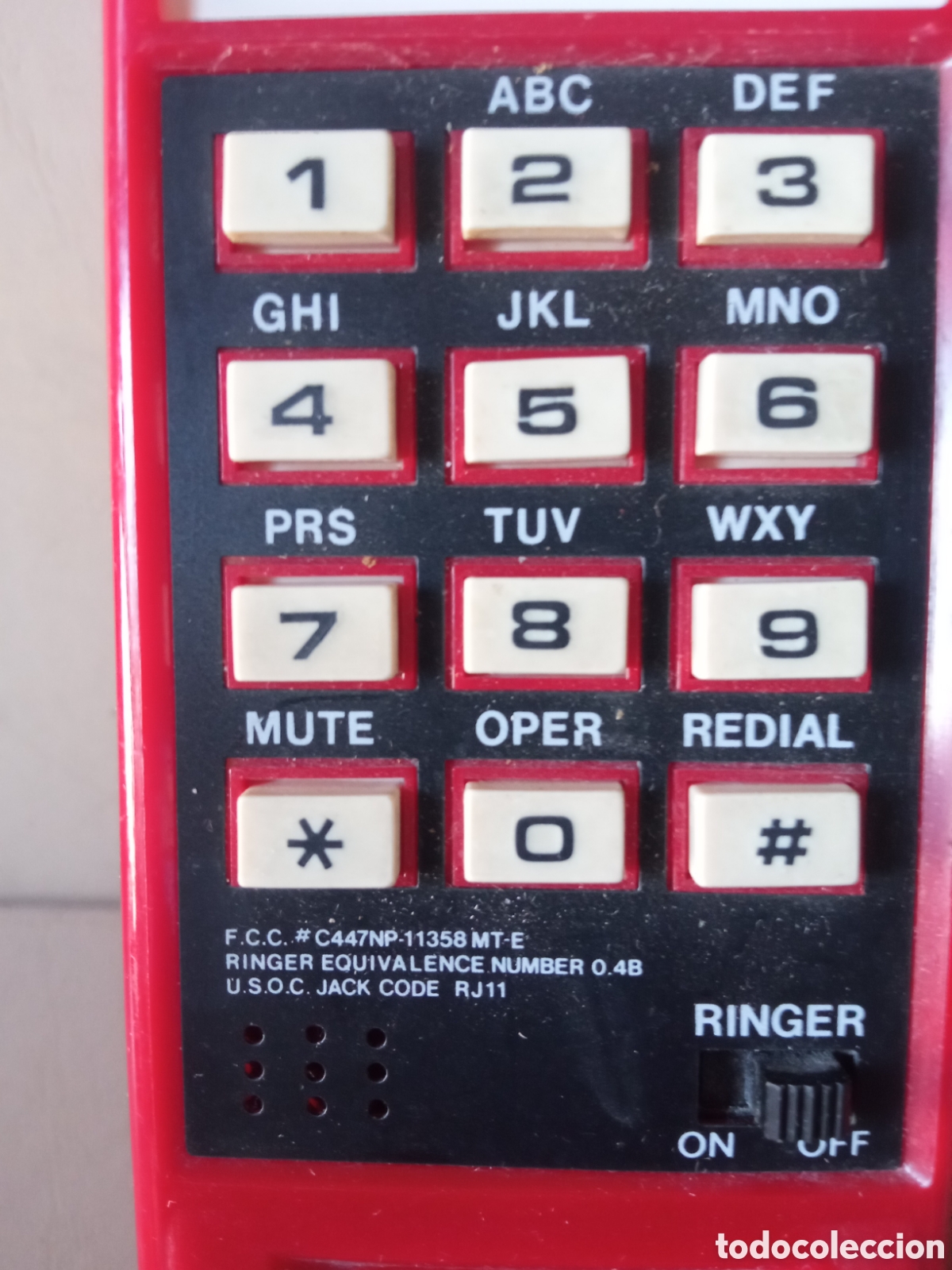 Segunda mano: Tel&eacute;fonos Stempo - Phone bot&oacute;n rojo y verde - Foto 4