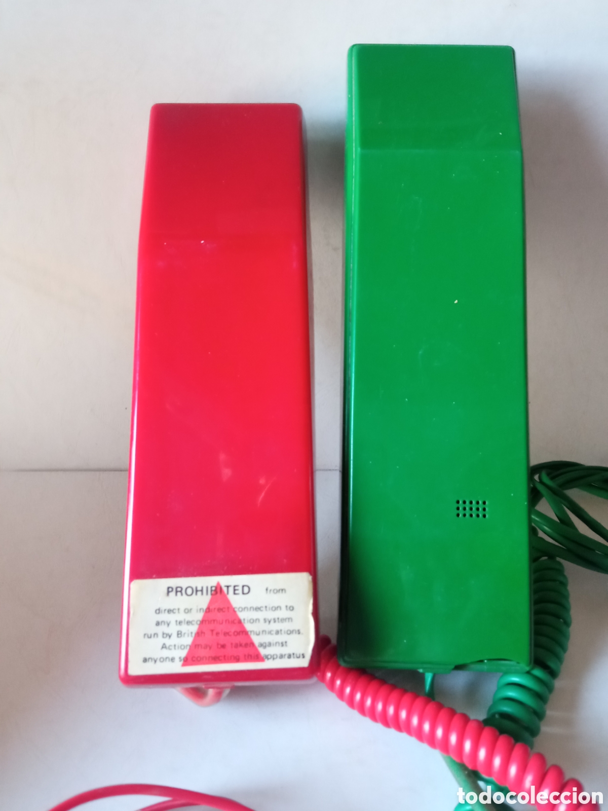 Segunda mano: Tel&eacute;fonos Stempo - Phone bot&oacute;n rojo y verde - Foto 5