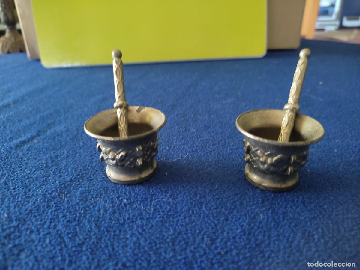 Segunda mano: Pareja de Peque&ntilde;os Almireces-Morteros con Mano Decoraci&oacute;n - Foto 5