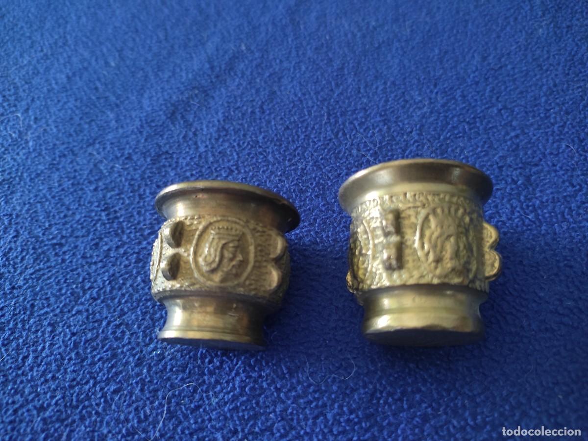 Segunda mano: Pareja de Peque&ntilde;os Almireces-Morteros de Bronce Decoraci&oacute;n - Foto 3
