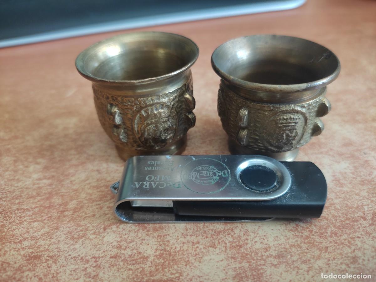 Segunda mano: Pareja de Peque&ntilde;os Almireces-Morteros de Bronce Decoraci&oacute;n - Foto 6