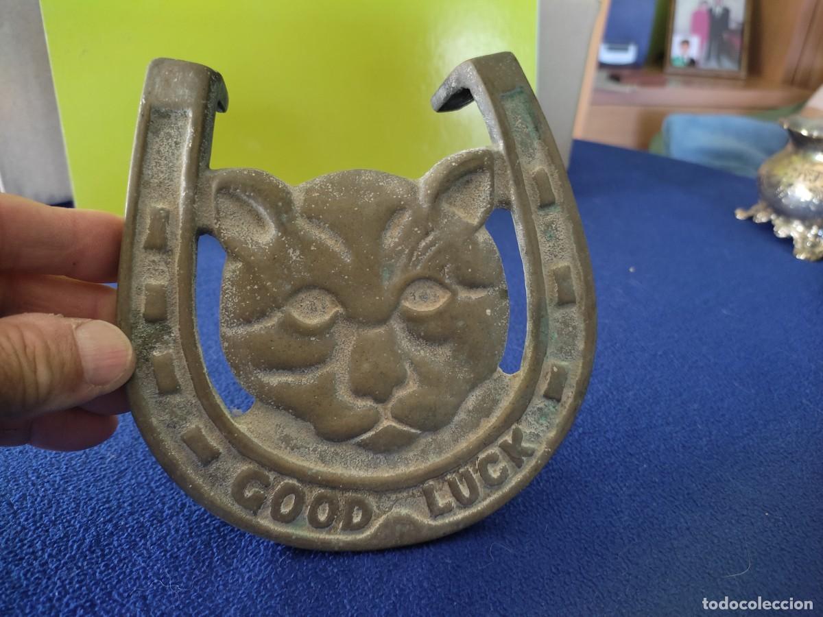 Segunda mano: Herradura de la Suerte en Bronce Decoraci&oacute;n - Foto 1