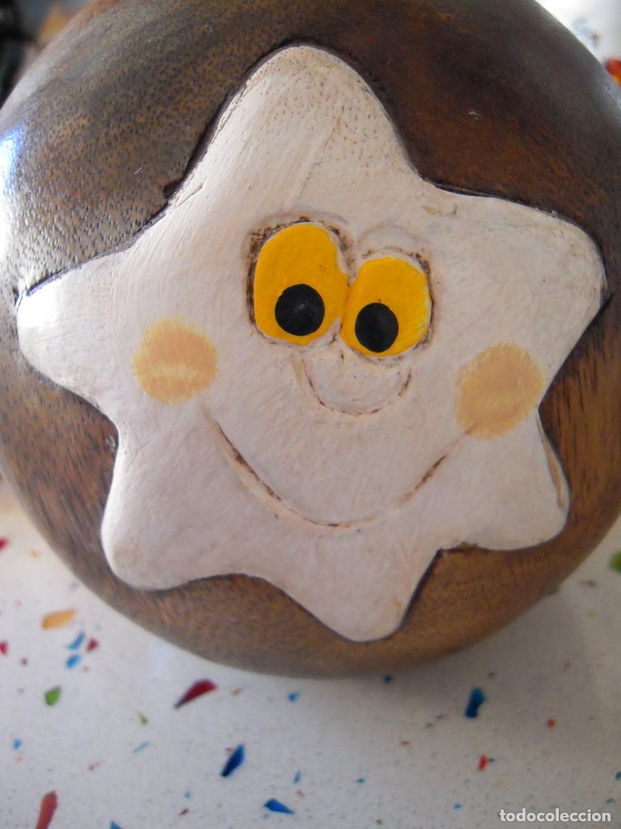 Segunda mano: Bola madera con carita estrella - Foto 5