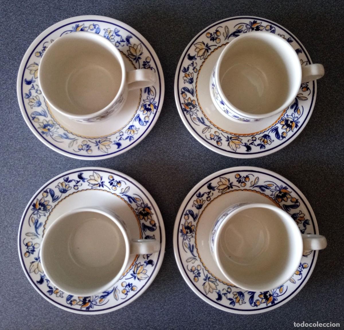 Segunda mano: Juego tazas de caf&eacute; de porcelana England Eit Ltd - Foto 2