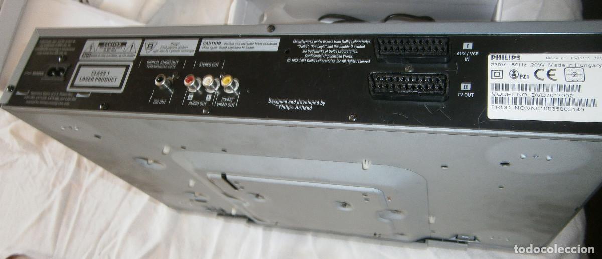 Segunda mano: DVD PHILIPS 701 falta el mando - Foto 2