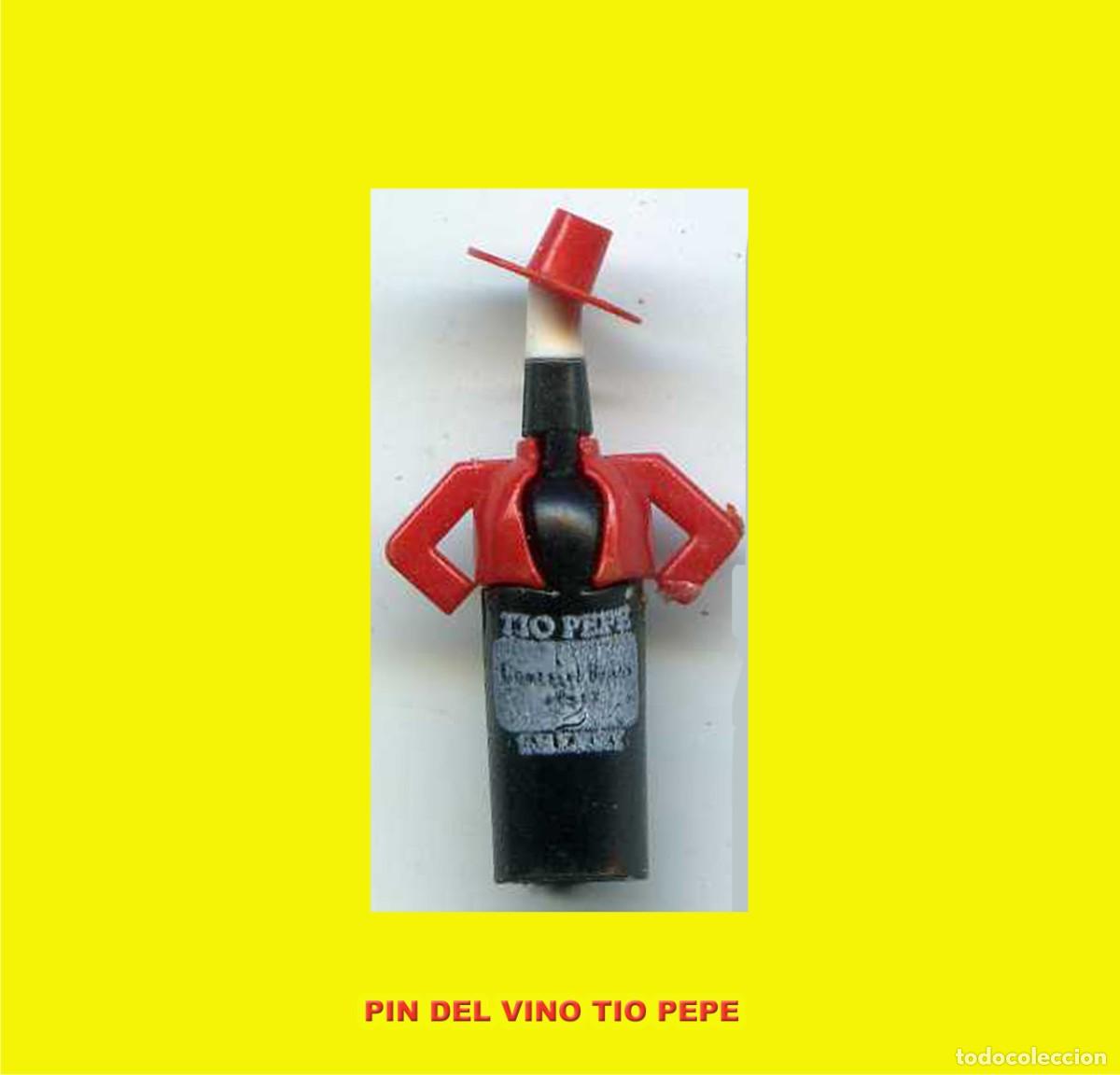 Segunda mano: PIN DEL VINO TIO PEPE ANTIGUO - Foto 1