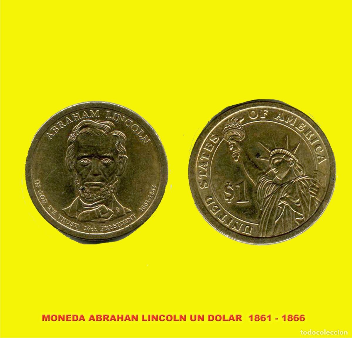 Segunda mano: MONEDA 1 DOLAR ABRAHAM LINCOLN - 1861 - 1865 - Foto 1