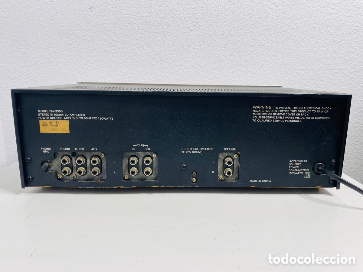 Segunda mano: Frontech SA-3300 Amplifier Hifi Vintage - Foto 10