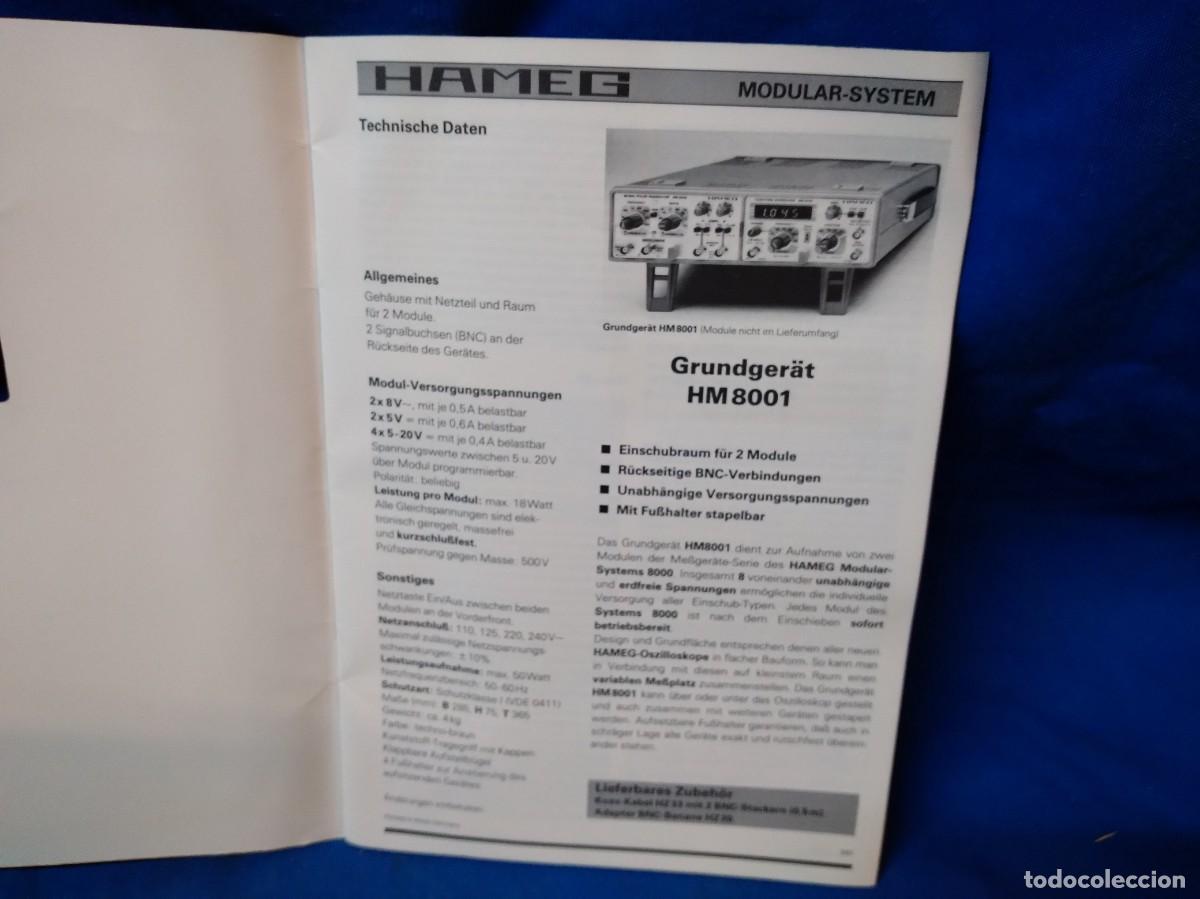 Segunda mano: HAMEG INSTRUMENTS - MANUAL HM8001, UNIDAD B&Aacute;SICA - Foto 2