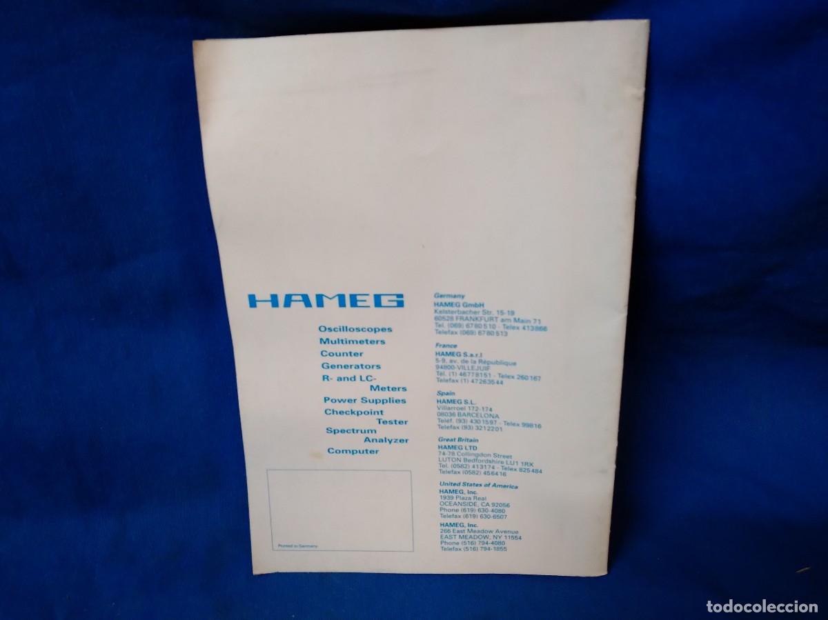 Segunda mano: HAMEG INSTRUMENTS - MANUAL HM8001, UNIDAD B&Aacute;SICA - Foto 4