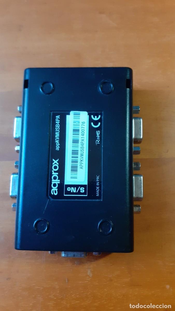 Segunda mano: Switch 4 Port Auto USB KVM Approx (Retroinformatica)(Art&iacute;culo no probado) - Foto 3