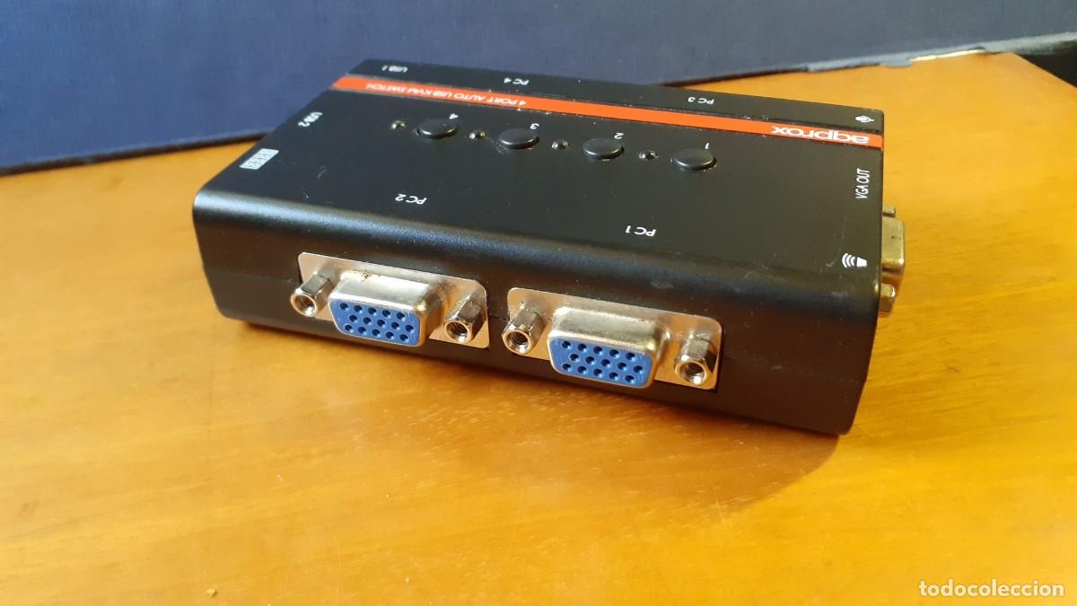 Segunda mano: Switch 4 Port Auto USB KVM Approx (Retroinformatica)(Art&iacute;culo no probado) - Foto 4