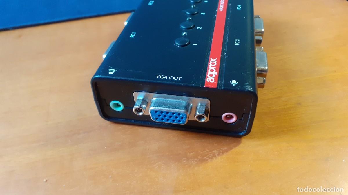 Segunda mano: Switch 4 Port Auto USB KVM Approx (Retroinformatica)(Art&iacute;culo no probado) - Foto 5