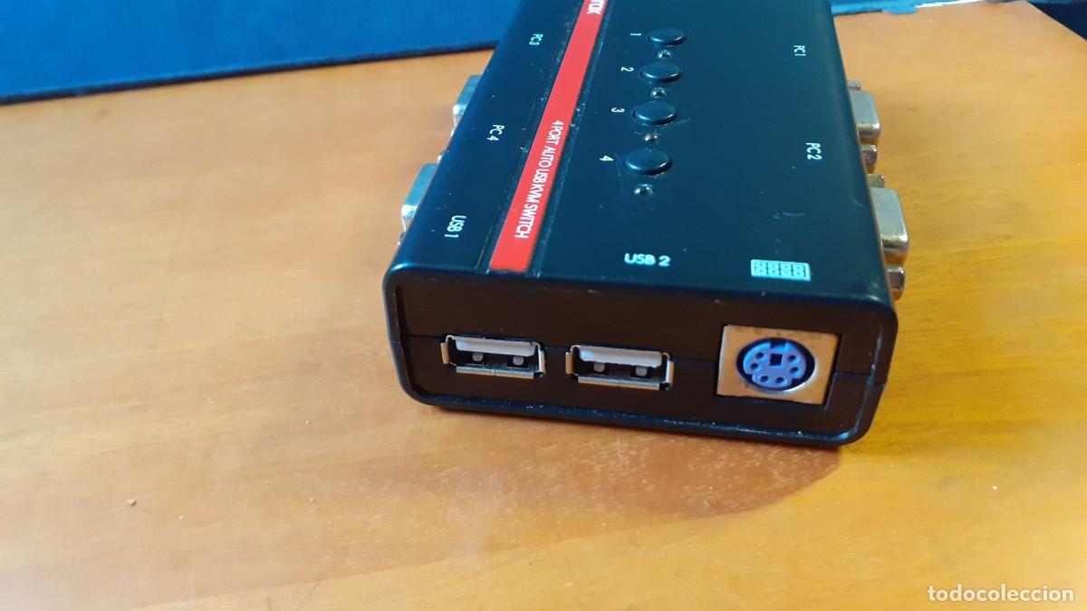 Segunda mano: Switch 4 Port Auto USB KVM Approx (Retroinformatica)(Art&iacute;culo no probado) - Foto 7
