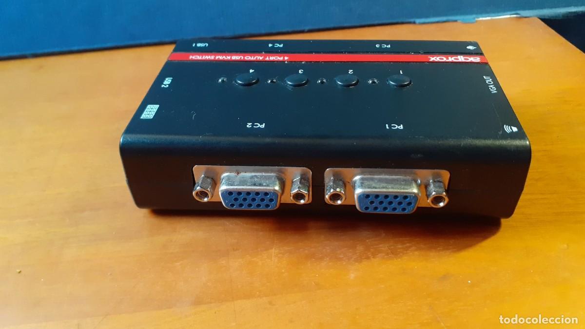 Segunda mano: Switch 4 Port Auto USB KVM Approx (Retroinformatica)(Art&iacute;culo no probado) - Foto 8