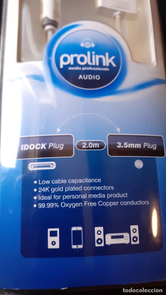 Segunda mano: Cable iDock Plug 2m 3.5mm plug (Prolink) - Foto 3