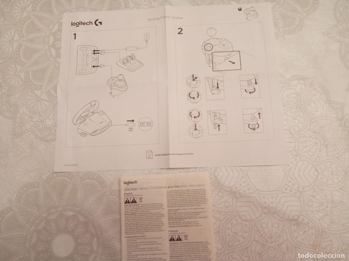 Segunda mano: Instrucciones del Driving Force Shifter de Logitec - Foto 1