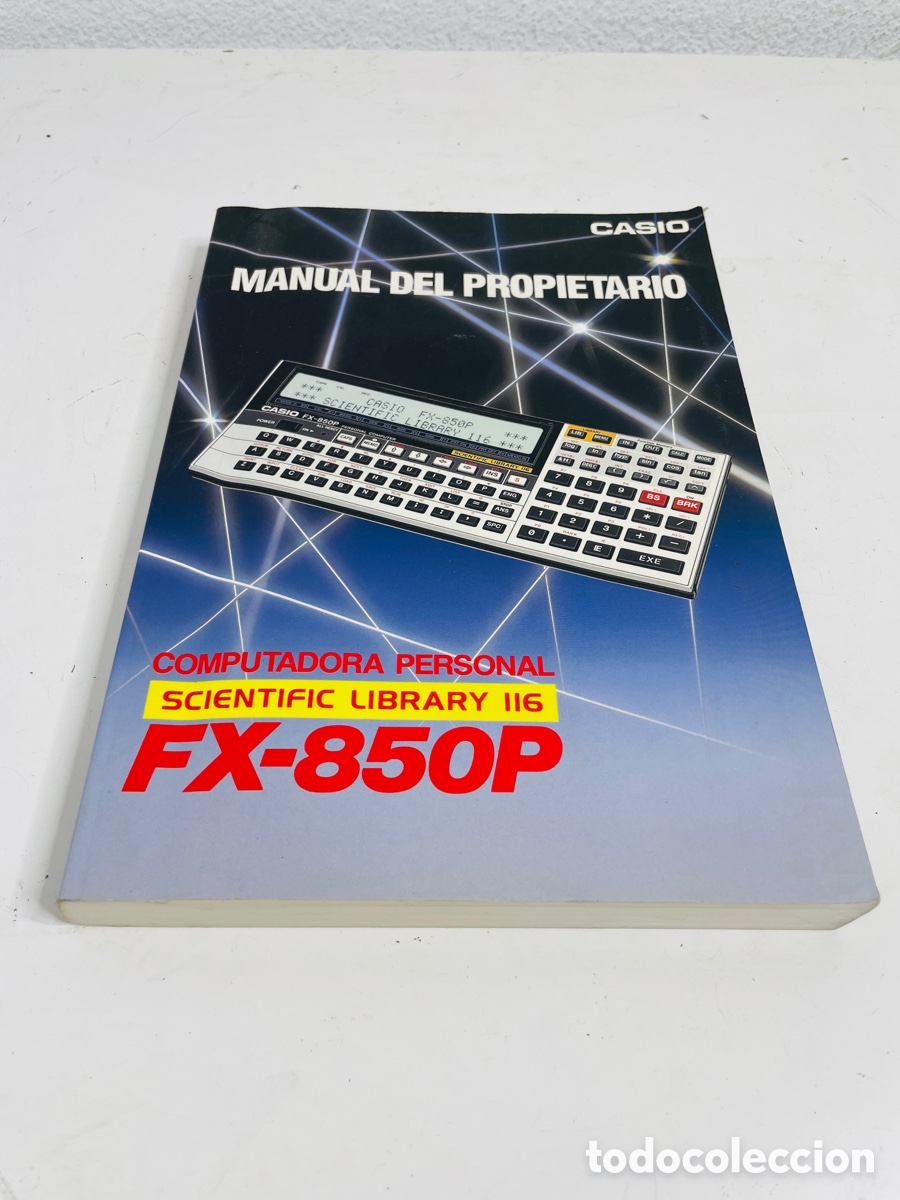 Segunda mano: Casio FX-850P Manual Propietario - Foto 2