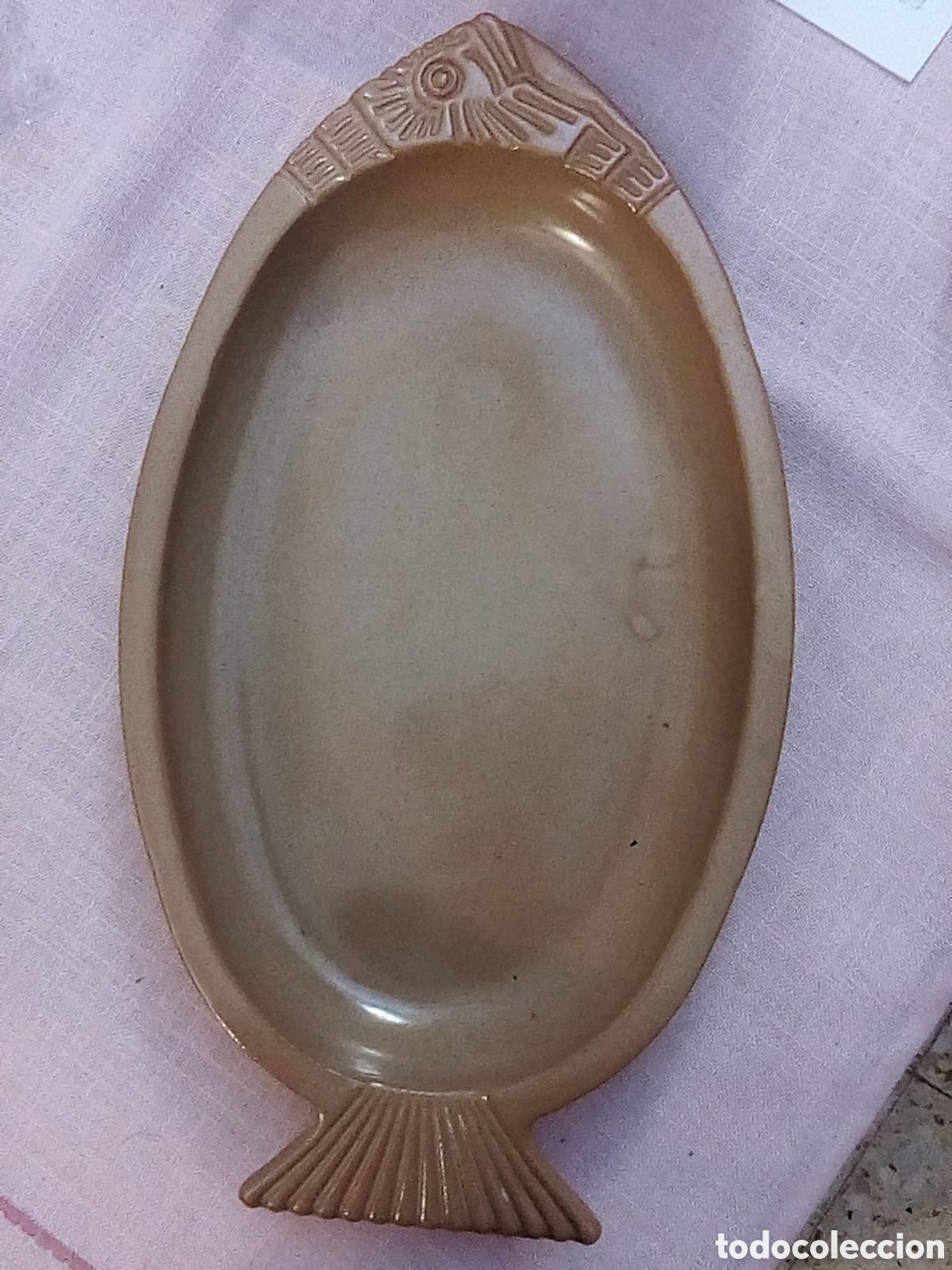 Segunda mano: Plato para servir el pescado de cer&aacute;mica - Foto 3