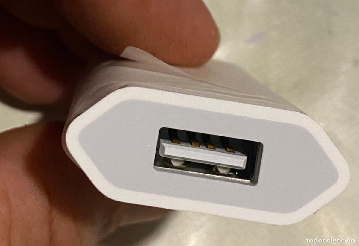 Segunda mano: Enchufe / Transformador original marca iPhone. Para cable USB. Nuevo precintado. - Foto 4