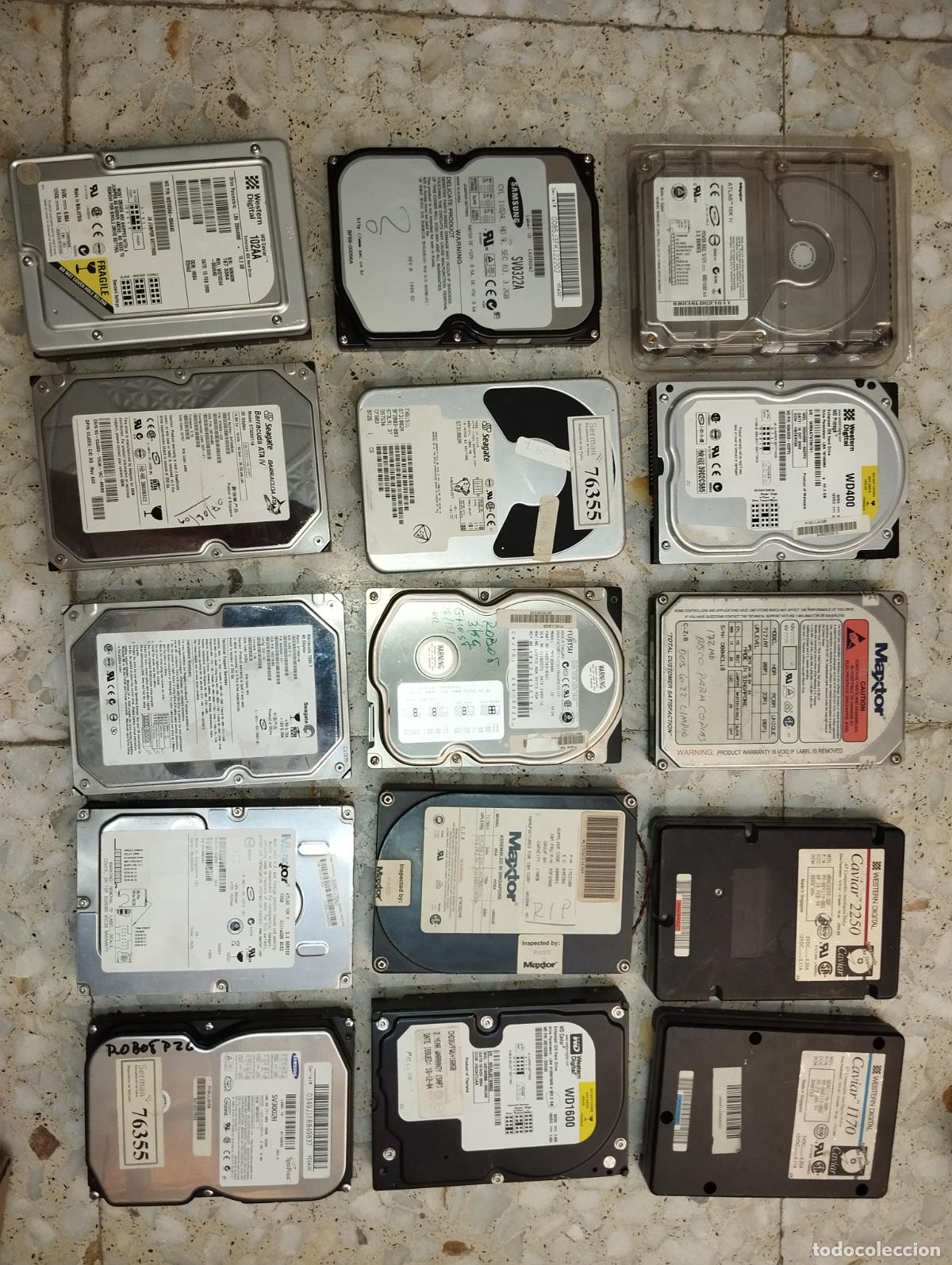 Second-Hand: LOTE DE DISCOS DUROS ORDENADOR COMPUTADORA INFORM&Aacute;TICA