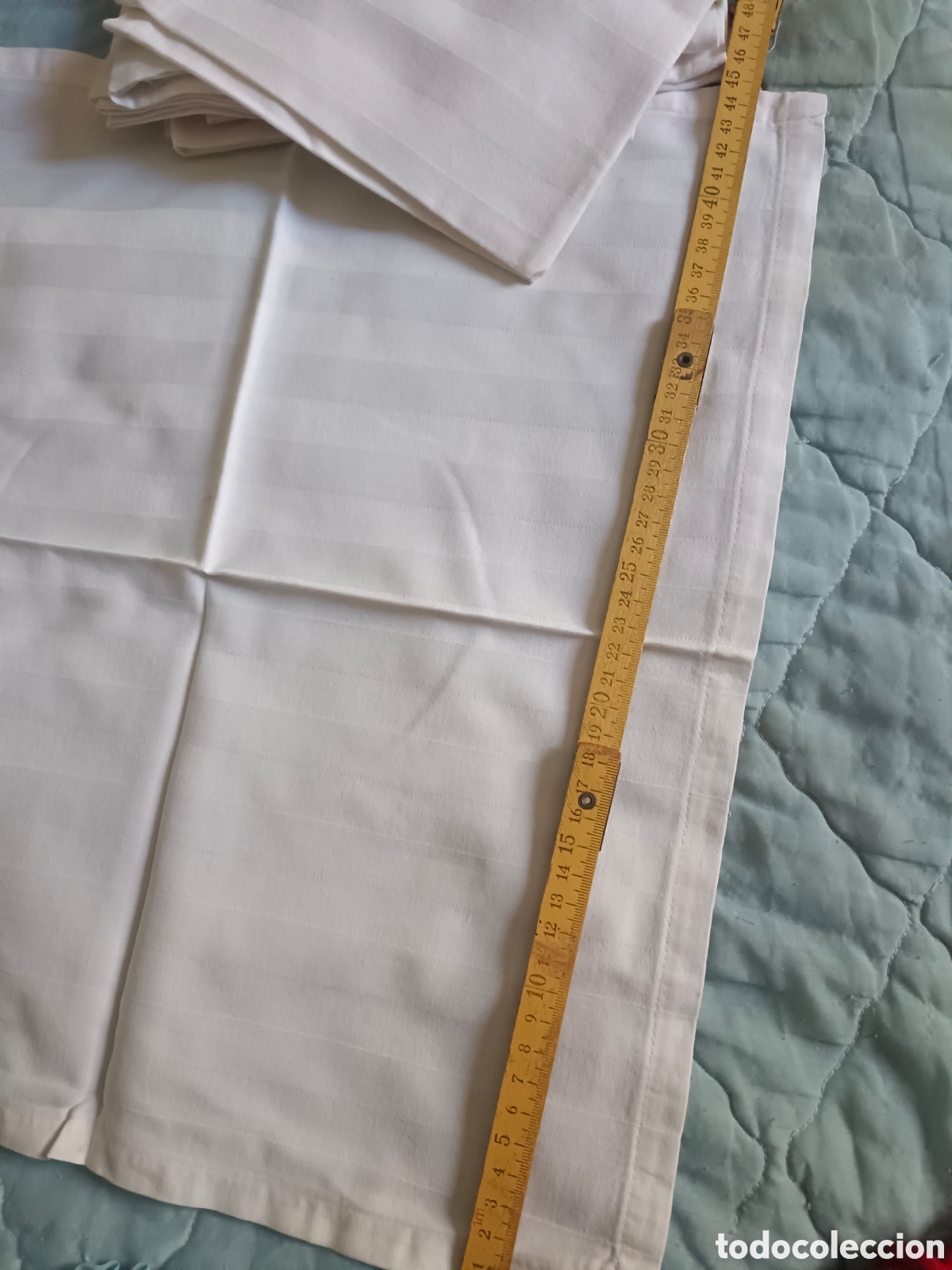 Segunda mano: 6 servilletas blancas de algod&oacute;n - Foto 3