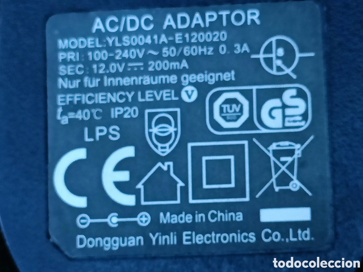 Segunda mano: Cargador AC/DC Dongguan Yinli Electr&oacute;nic - Foto 2