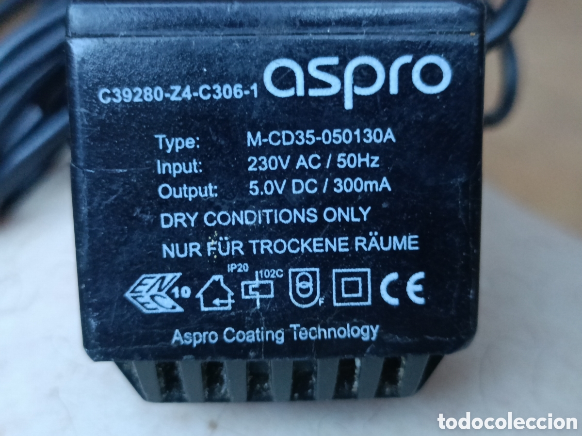 Segunda mano: Cargador/Adaptador Aspro - Foto 2