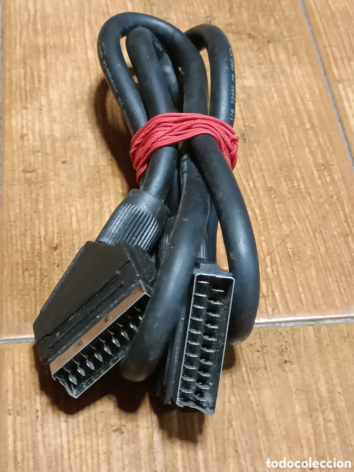 Segunda mano: Cable Euroconector Scart 1.20m Receptor - Foto 1