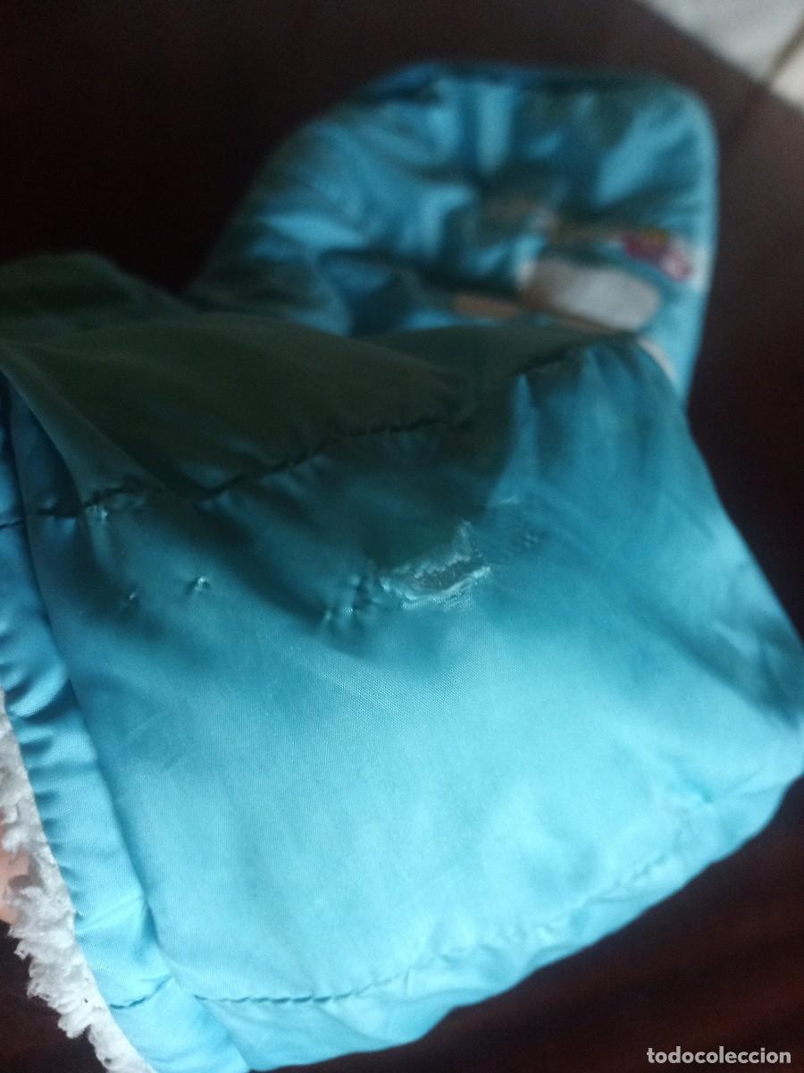 Segunda mano: Abrigo para perro con capucha. Azul. Huellas. Forro. 45 cm. - Foto 8