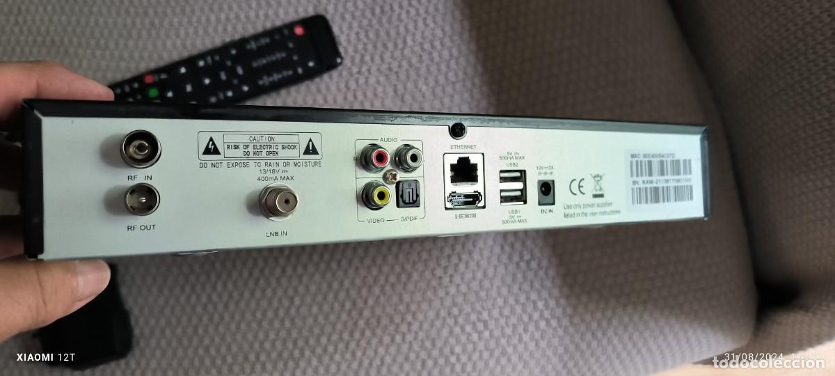 Segunda mano: Amiko Viper Combo Receiver with Internal HDD Support. Linux E2 OS & Card Reader Full HD Satellite - Foto 3