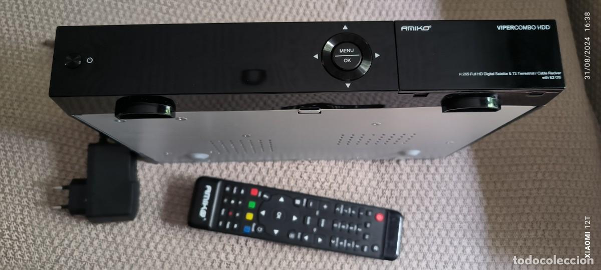 Segunda mano: Amiko Viper Combo Receiver with Internal HDD Support. Linux E2 OS & Card Reader Full HD Satellite - Foto 1
