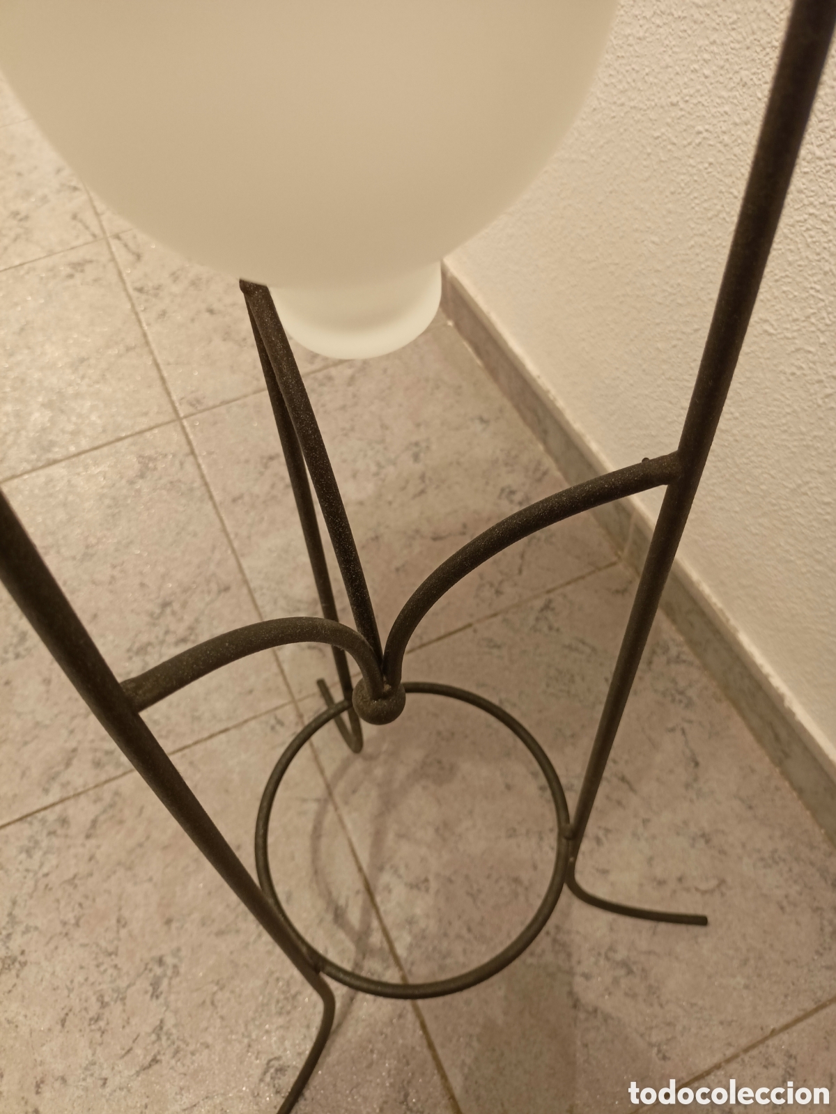 Segunda mano: Jarron cristall con soporte pie metal - Foto 10