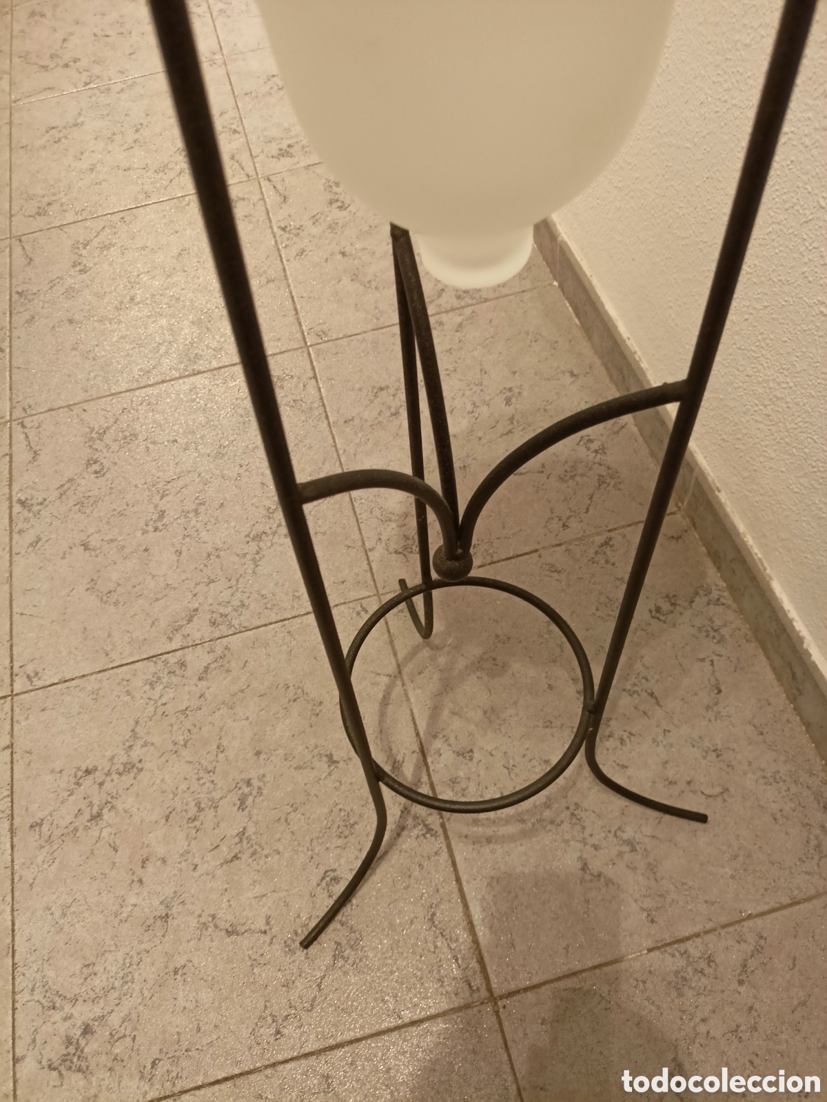 Segunda mano: Jarron cristall con soporte pie metal - Foto 12