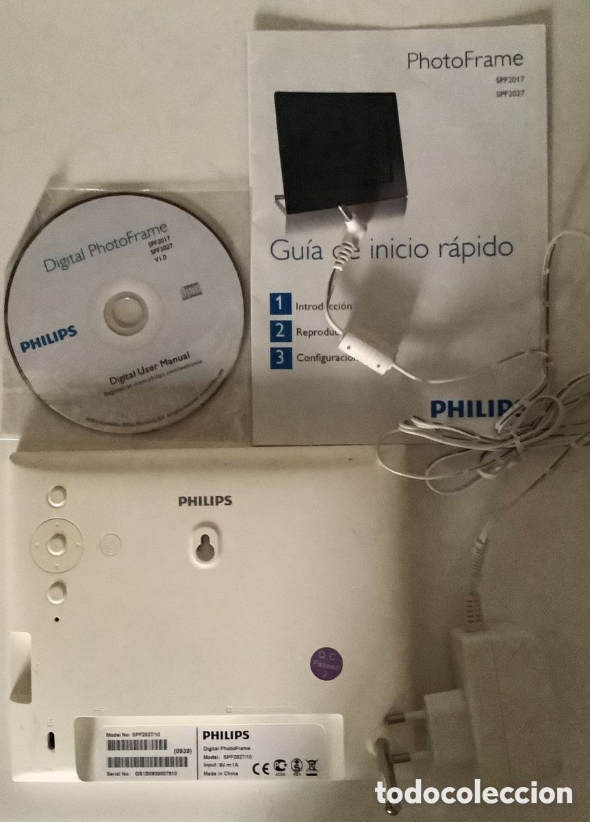 Segunda mano: Photo Frame PHILIPS completo. Con folleto de instrucciones y CD. - Foto 2