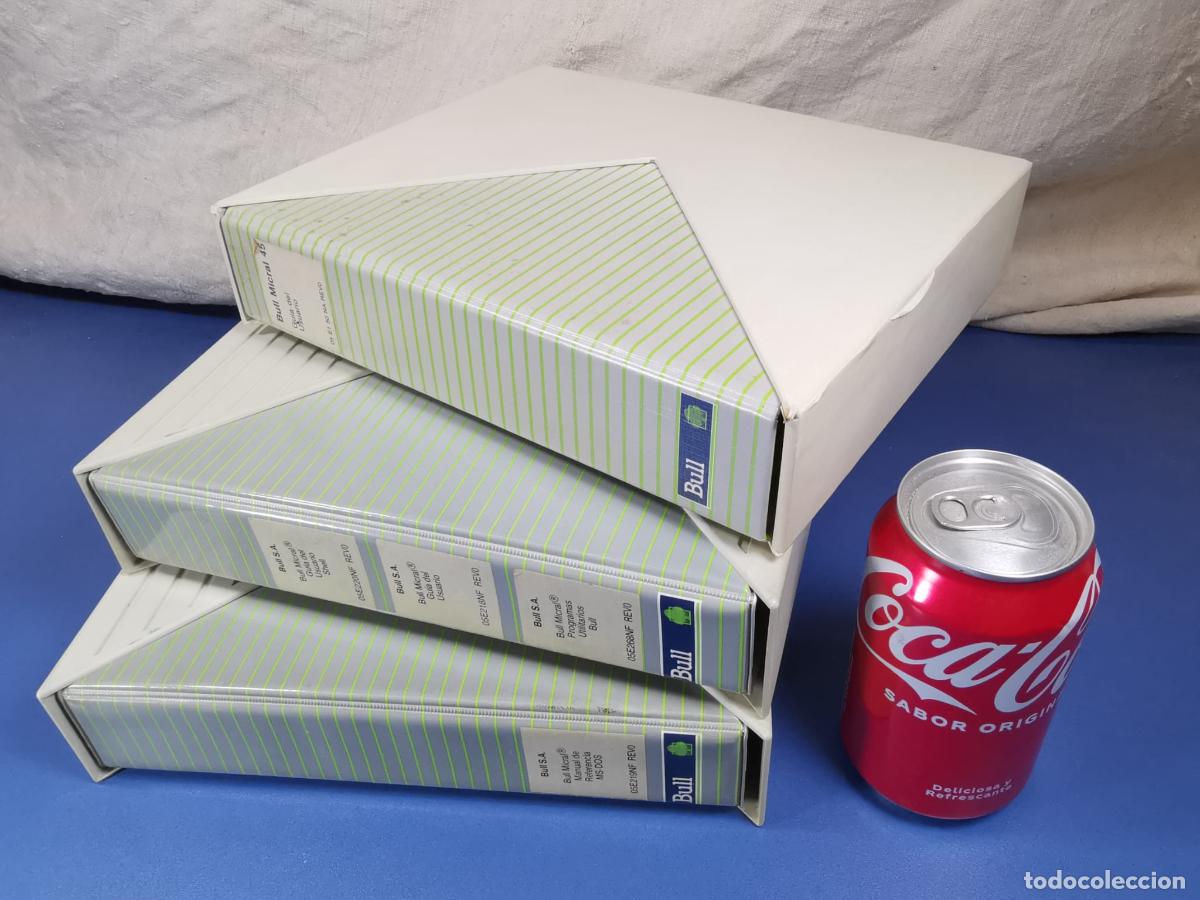 Segunda M&atilde;o: PACK MANUALES BULL MICRAL 45 - MS-DOS, SHELL, GUIA USUARIO - 1989 - USER MANUALS FLOPPY DISKETTE