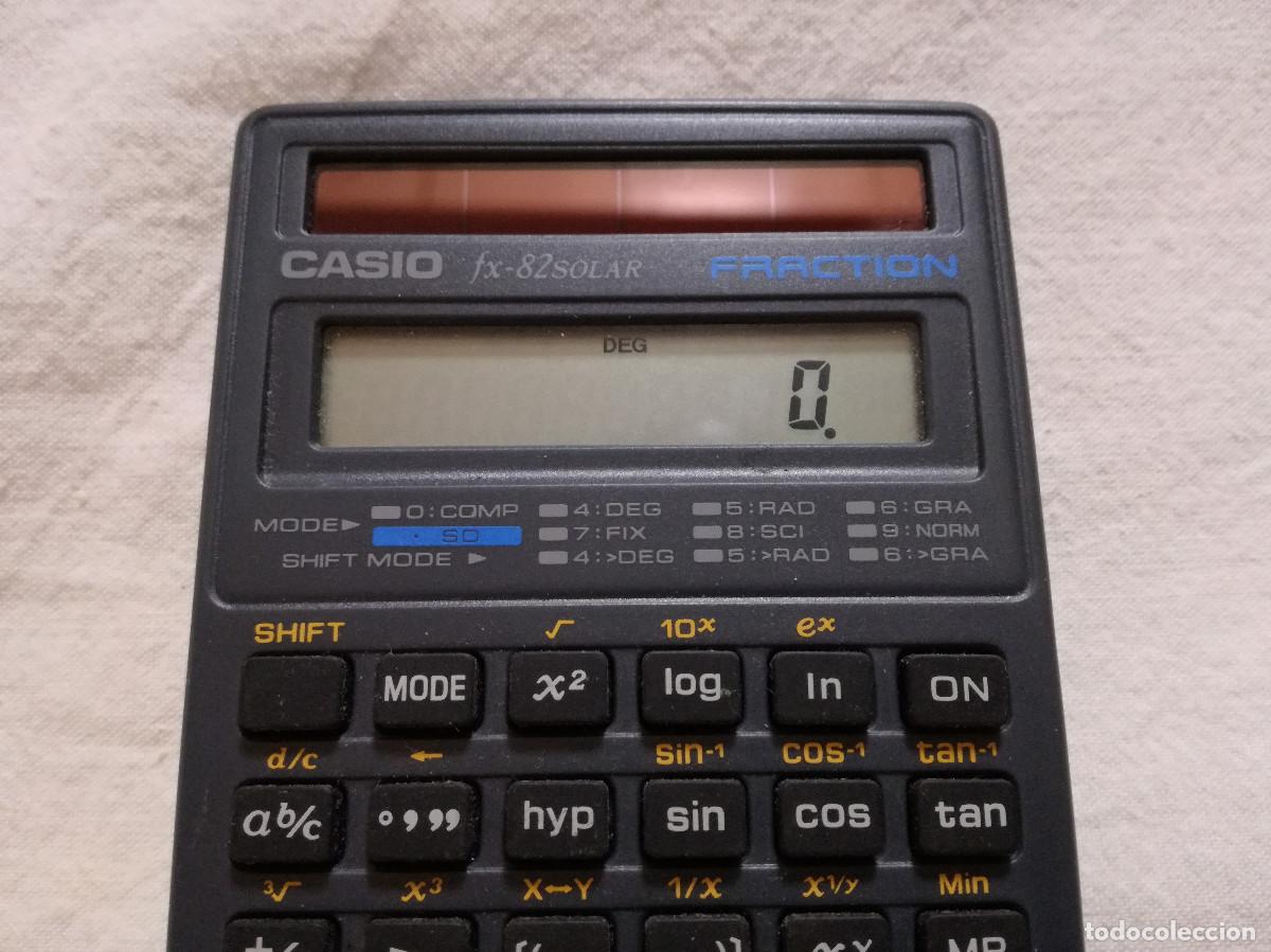 Segunda mano: CALCULADORA CIENTIFICA - CASIO FX-82 SOLAR FRACTION (FUNCIONANDO) - Foto 2